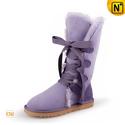 Purple Shearling Snow Boots for Women CW314402