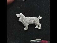 Platinum Edwardian 2.00ct. T.W. Diamond "Dog" Antique Pin/Brooch