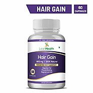 LeanHealth 100% Natural & Hair Management Herbal Supplement 60 Capsules Pack of 1