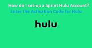 How do I set-up a Sprint Hulu Account