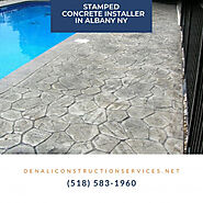 Stamped Concrete Installer in Albany NY