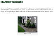 Stamped Concrete Services in Albany NY