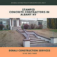 Stamped Concrete Contractors in Albany NY
