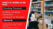 Go for the leading vending machines company in Toronto