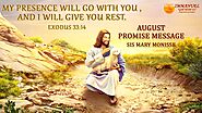 August Month Promise Message - 2020 l Stay in God's Presence l Sister Mary Monisse