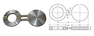 ANSI B16.5 Stainless Steel Spectacle Blind Flanges manufacturer in India - Akai Metals