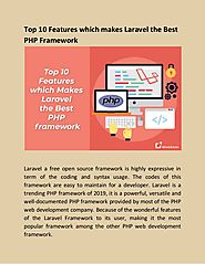 Top 10 Features which makes Laravel the Best PHP Framework