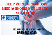 Deep Vein Thrombosis Misdiagnosis Negligence Solicitors