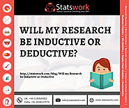 Will my Research be Inductive or Deductive? Research Methodology Services - Statswork