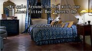 Wriggle Around In Bed With Our Linen Fitted Bed Sheets On - Lineshed Australia