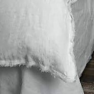 Buy Linen Frayed Edge Duvet Cover From Linenshed AUS