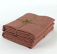 Bed Linen Flat Sheet – Brick