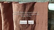 Linenshed Presents Waterfall Linen Window Curtains