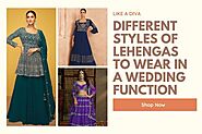 Different Styles Of Lehengas To Wear In A Wedding Function