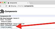 How to update adobe flash on Google chrome?