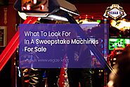 What To Look For In A Sweepstake Machines For Sale