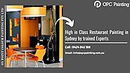 High in Class Restaurant and Warehouse Painting in Sydney by trained Experts