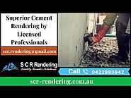Superior Cement Rendering by Licensed Professionals