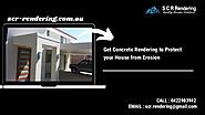 Get Concrete Rendering to Protect your House from Erosion