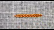Hungarian Braided Chain Stitch | Hand Embroidery
