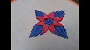 Beautiful Satin Flower Stitch | Elegant Stitch | Hand Embroidery