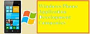 Top Windows Phone Application Development Companies 2020