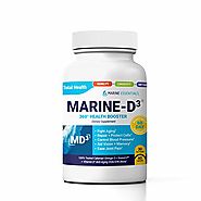 Marine Essentials- Marine D3"Improved Capsule Formula" Super Antioxidant Omega 3 Anti-Aging Calamari Seanol-P DHA (60...