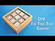 How to Make a Cardboard Tic Tac Toe Game at Home - DIY
