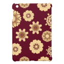 Retro Burgandy Floral Cover For The iPad Mini from Zazzle.com
