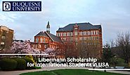 Libermann Scholarship 2020 for International Students at Duquesne University, USA – Nepalieducation