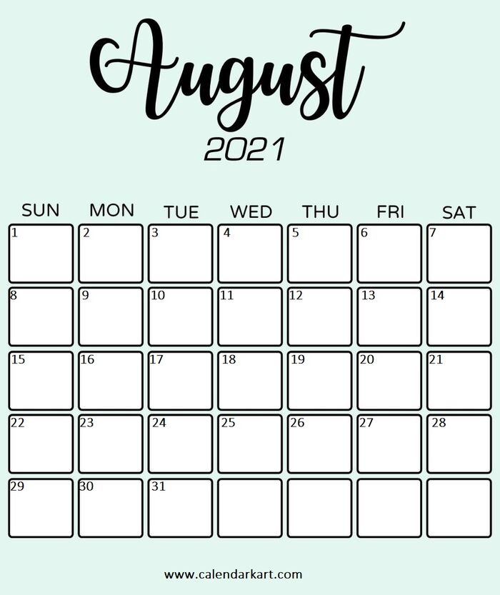 free printable monthly calendars 2021 a listly list