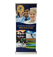 Attractive Roll Up Banner Stand Shop At Display Solution