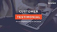 Clients Reviews on Compliance Courses and System by Sentrient