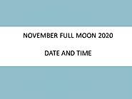 November Full Moon 2020: Full Beaver Moon Date Time
