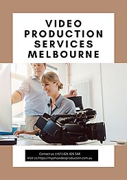 Get best Video Production Services in Melbourne