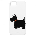Scottish Terrier dog silhouette iphone 5 case from Zazzle.com