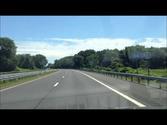 Driving Hurley Ave to Broadway Kingston NY - HD