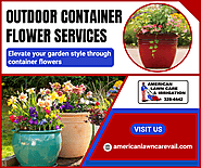 Elegant Container Garden Flower Service
