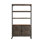 Andy 101cm Multi Purpose Industrial Inspired Shelving