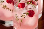 Peach Melba Cooler