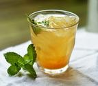 Iced Green Tea Elixir with Ginger & Lemon