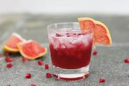 Pink Grapefruit and Pomegranate Soda