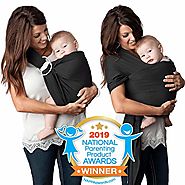 4 in 1 Baby Wrap Carrier and Ring Sling by Kids N’ Such - Best Baby Shower Gift for Boys or Girls