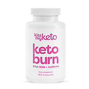 Keto Burn Capsules With Exogenous Ketones - 180 Count - Kiss My Keto