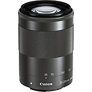 Buy Canon EF-M 55-200mm F/4.5-6.3 IS STM Black In UK