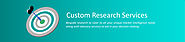 Custom Market Research | Blackridge Research & Consulting