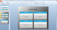 Creating a Simple Flash Card PowerPoint Template | PowerPoint Presentation