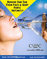 Remove Sun Tan From Face And Body Parts Instantly - Clinic 2000