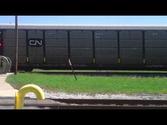 CSX FEMA(Autorack) train in Wyandotte, MI.