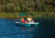Sun Dolphin Pedal Boat with Canopy - Whyrll.com